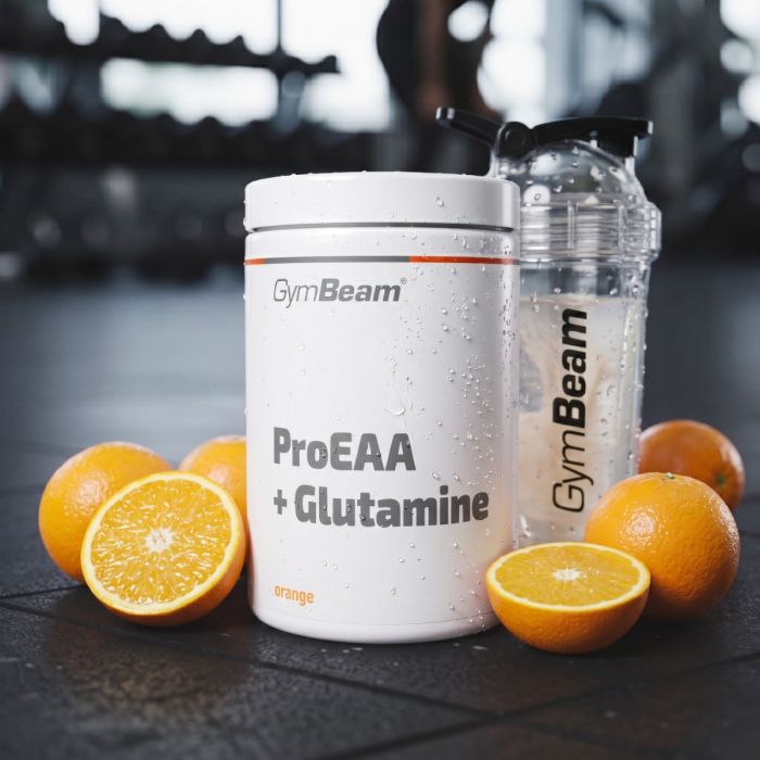 ProEAA + Glutamin - GymBeam 400 g - strawberry-kiwi