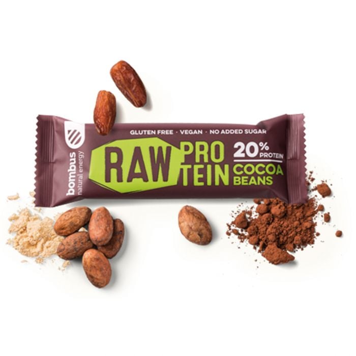  Raw protein bar 50 g - BOMBUS 