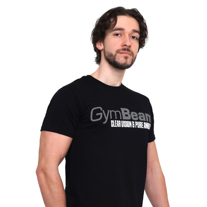 Тениска Pure Ambition Black - GymBeam XL