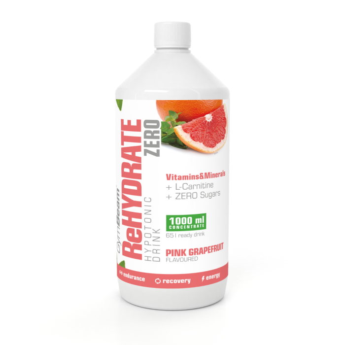 Йонна напитка ReHydrate ZERO - GymBeam портокал - 1000 ml