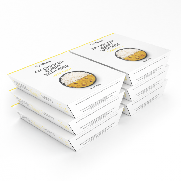 FIT Пилешко къри с ориз Ready to eat - GymBeam 420 g