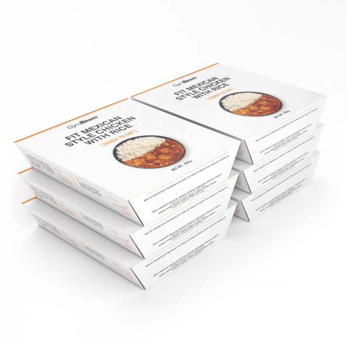 FIT Ready to Eat пиле по мексикански с ориз - GymBeam 420 g