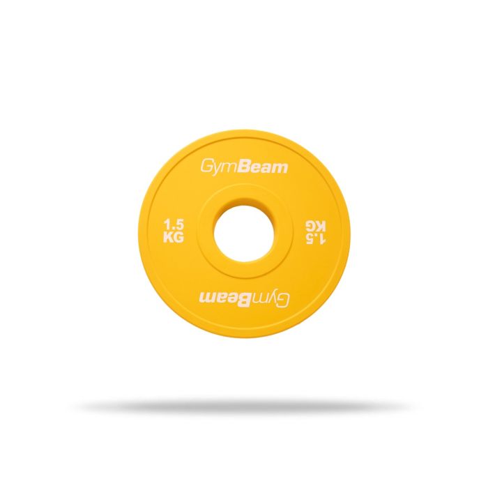 Гумиран фракционен диск 51 мм - GymBeam 1.5 kg