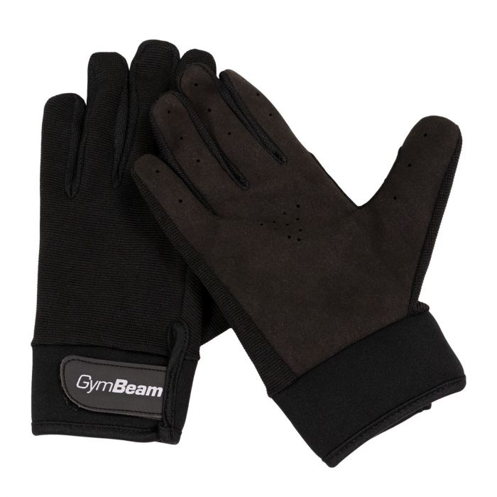 Ръкавици за фитнес Full Finger Fitness Gloves Black - GymBeam