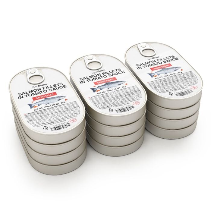 Филета от сьомга в доматен сос - GymBeam 170 g