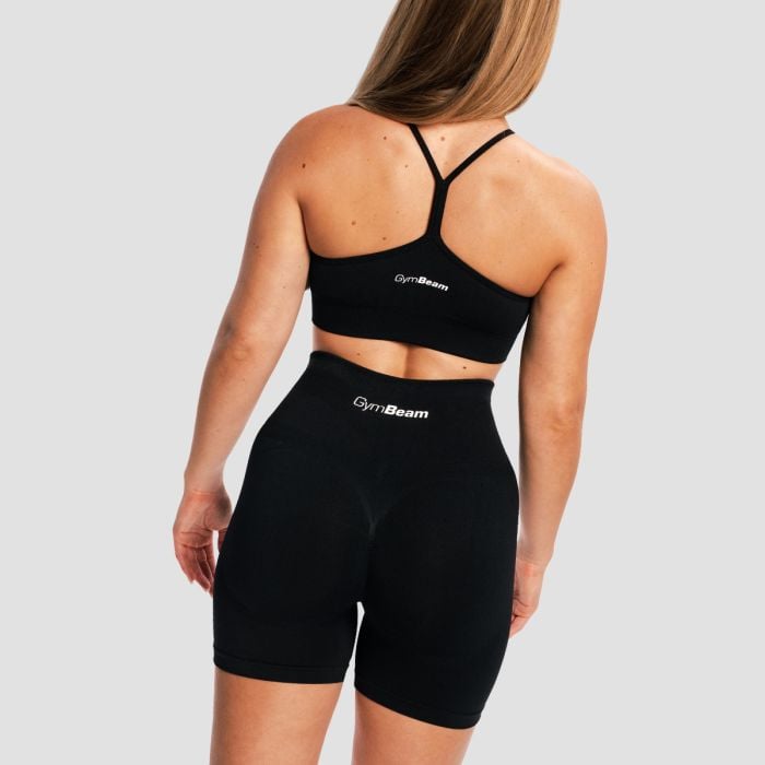 Безшевен спортен сутиен Sculpt Black - GymBeam L