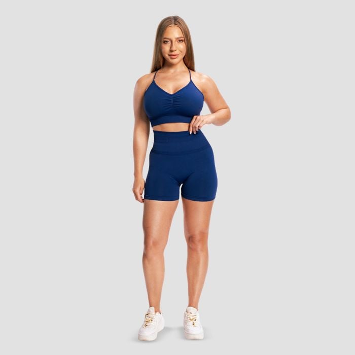 Безшевен спортен сутиен Sculpt Navy - GymBeam M