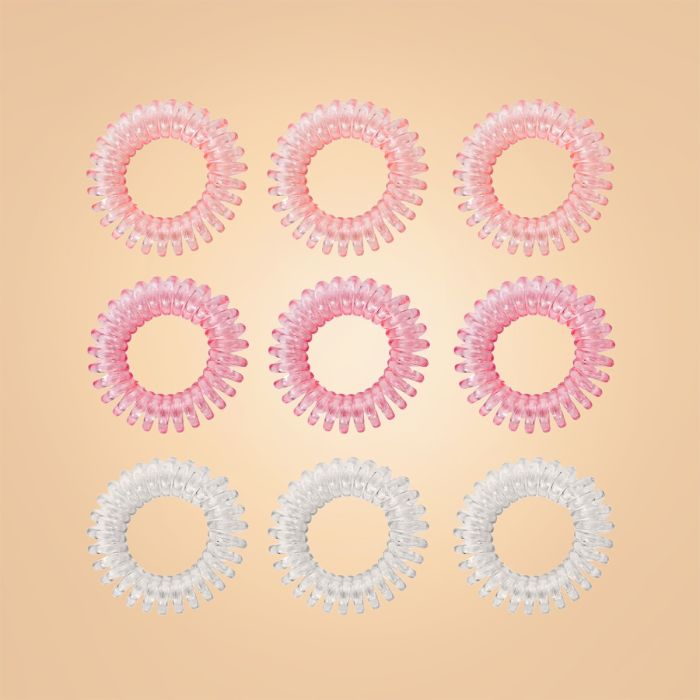 Комплект спираловидни ластици за коса Pink - BeastPink single_variant