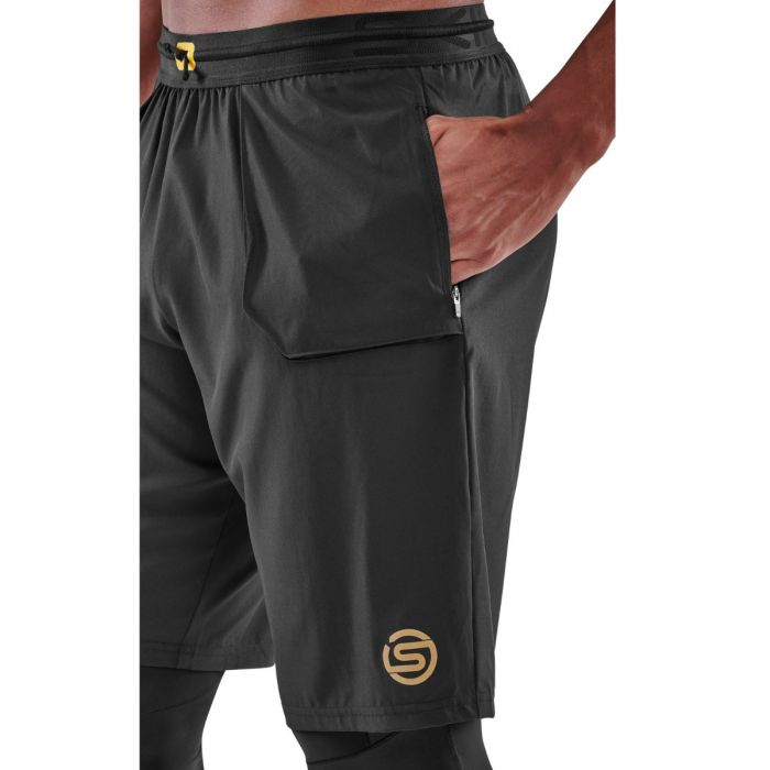 Компресионен клин Series-5 Travel and Recovery Black - SKINS XXL