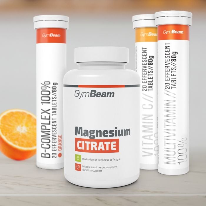 Магнезиев цитрат - GymBeam 120 капс