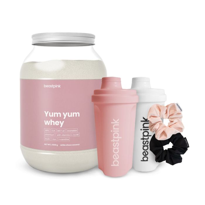 Протеин Yum Yum Whey - BeastPink 1000 g - шоколадов лешник