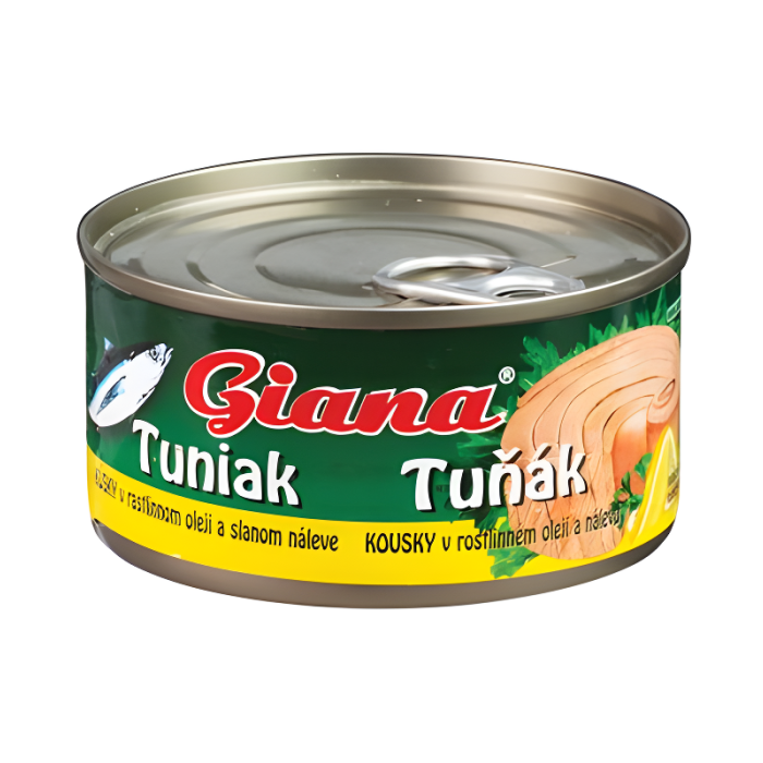 Tuna Chunks In Vegetable Oil And Brine  - Giana