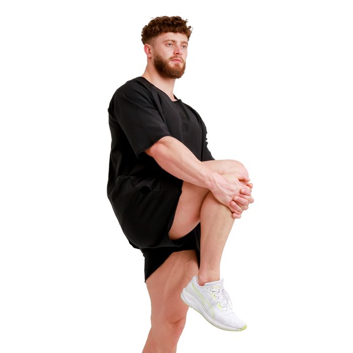 Тениска Unity Black - GymBeam XL