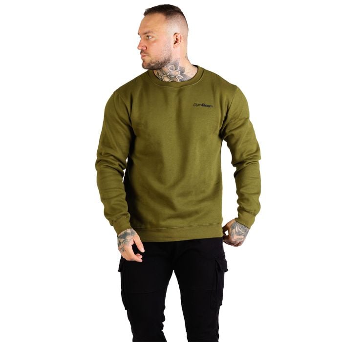 Мъжка блуза Basic Military Green - Gymbeam XL