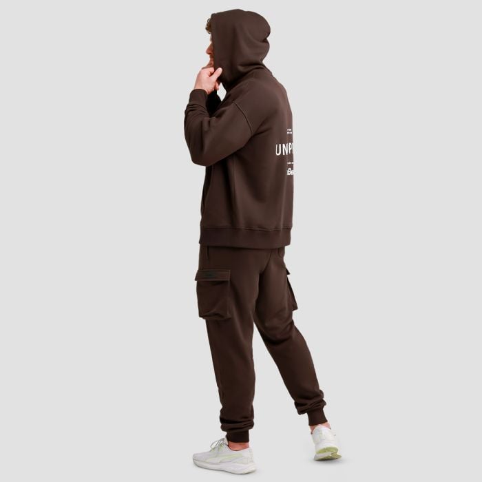 Мъжко долнище на анцуг Utility Brown - GymBeam L