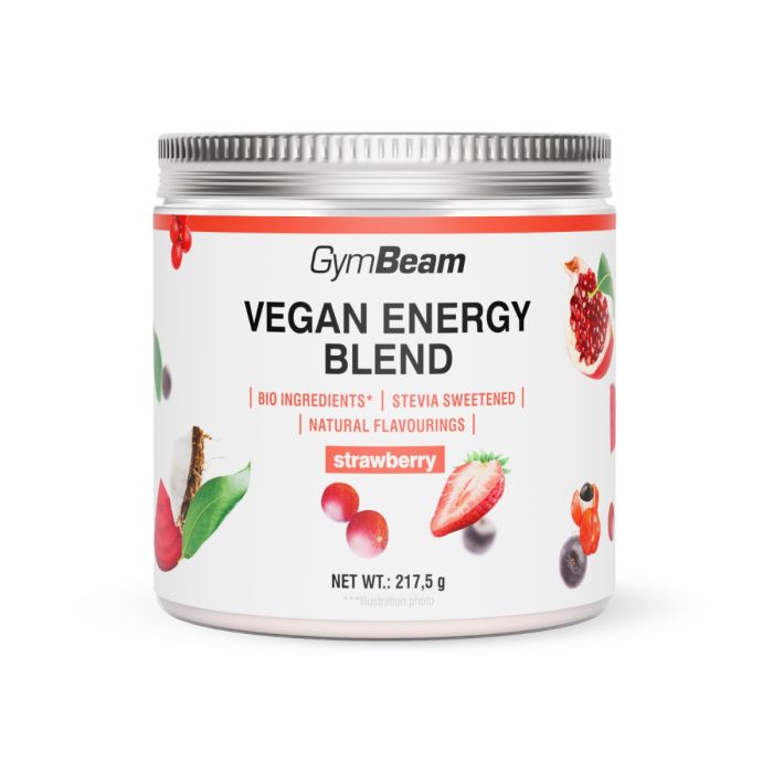 Vegan Energy Blend - GymBeam 217,5 g - ягода