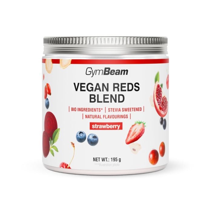 Vegan Reds Blend - GymBeam 195 g - ягода