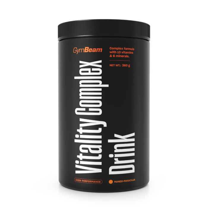 Vitality Complex Drink - GymBeam 360 g - зелена ябълка