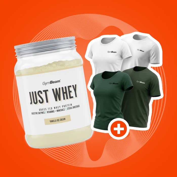 Just Whey Grass-Fed Protein – GymBeam 1000 g - шоколадов шейк - 00