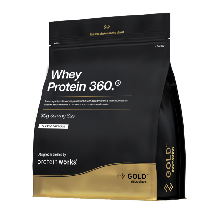Суроватъчен протеин 360 ® - The Protein Works ягоди & крем - 2400 g