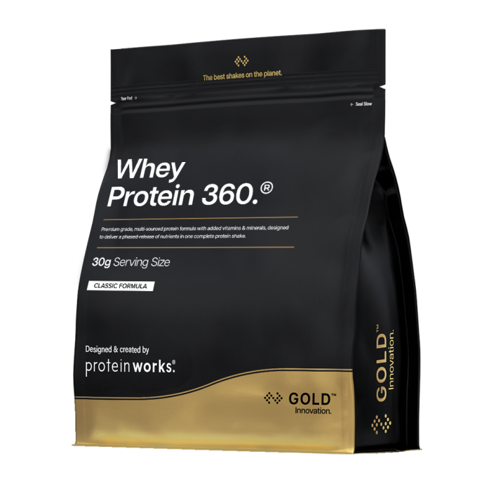 Суроватъчен протеин 360 ® - The Protein Works бананов млечен шейк - 2400 g