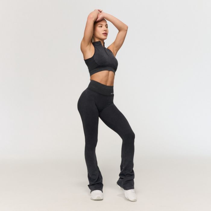 Дамско безшевно долнище Fierce Dark Grey - GymBeam S