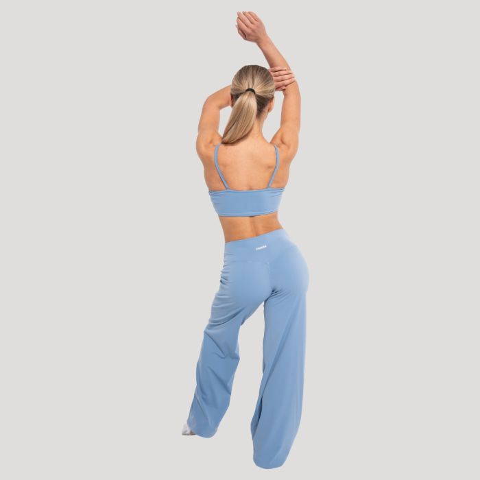 Дамски спортен топ Flow Azure - GymBeam S
