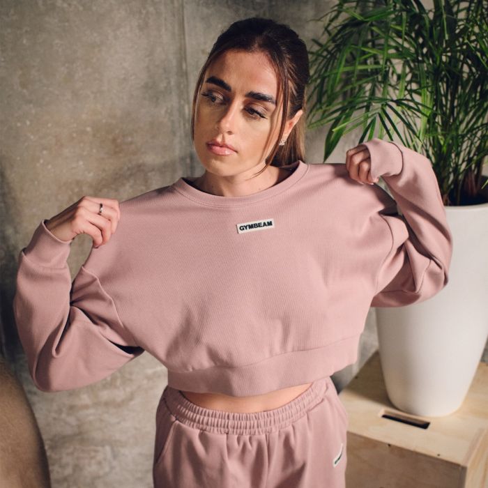 Дамски къс суичър Aura Roux  - GymBeam S