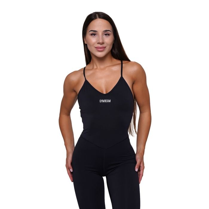 Дамски гащеризон FIT Workout Black - GymBeam S