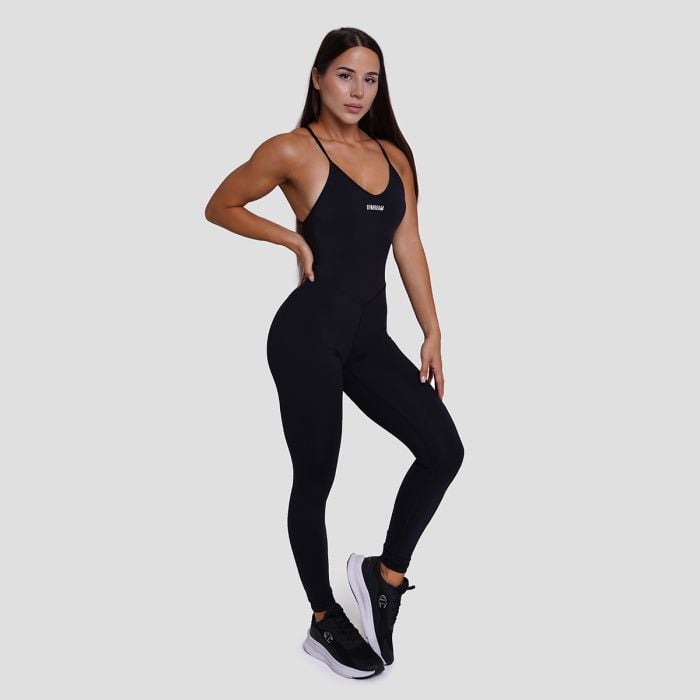 Дамски гащеризон FIT Workout Black - GymBeam S