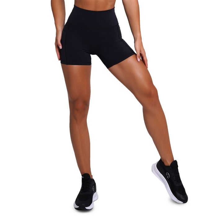 Дамски шорти FIT Black - GymBeam S