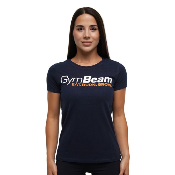 Дамска тениска Grow Navy - GymBeam M