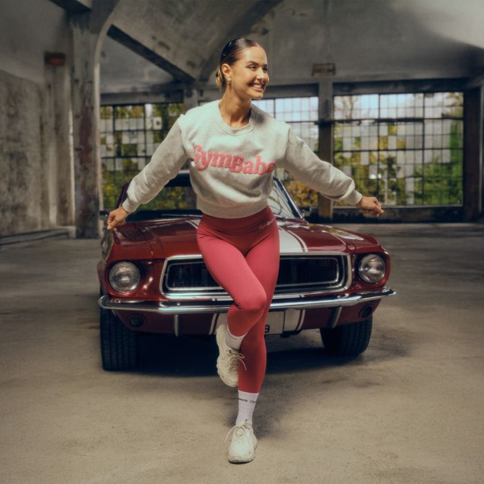 Дамски суичър GymBabe Cloud - GymBeam M