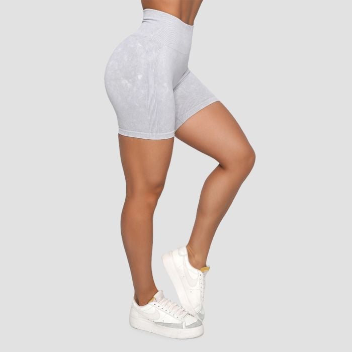 Дамски безшевни шорти Lift Grey - GymBeam M