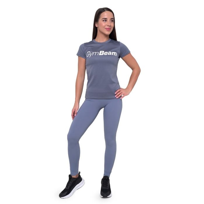 Дамска тениска Mesh Essence Denim Blue – GymBeam XS