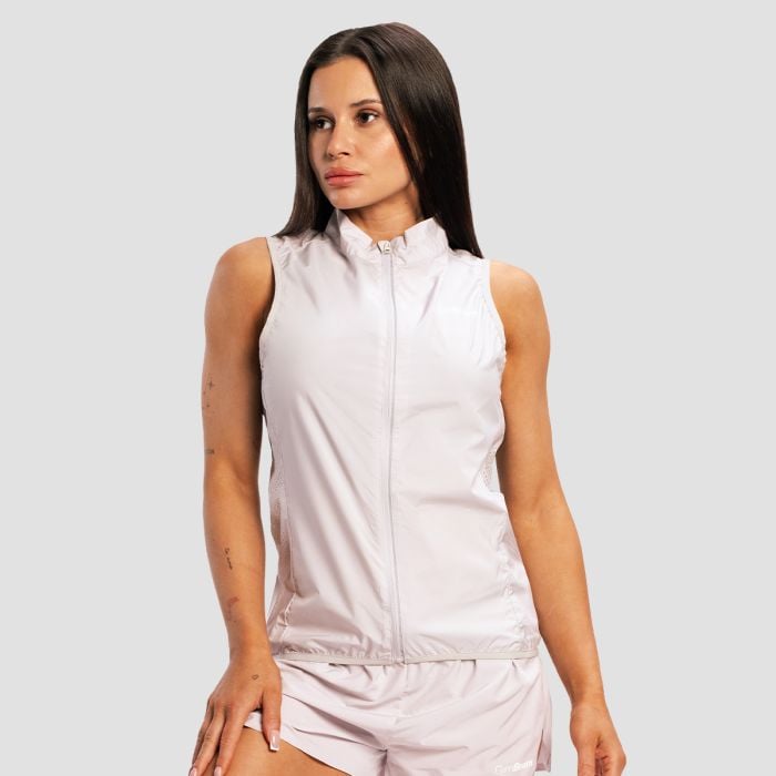 Дамски елек за бягане Pulse X Gray - GymBeam S