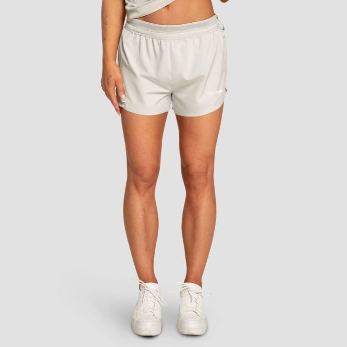 Дамски къси панталони за бягане Pulse X Gray- GymBeam S