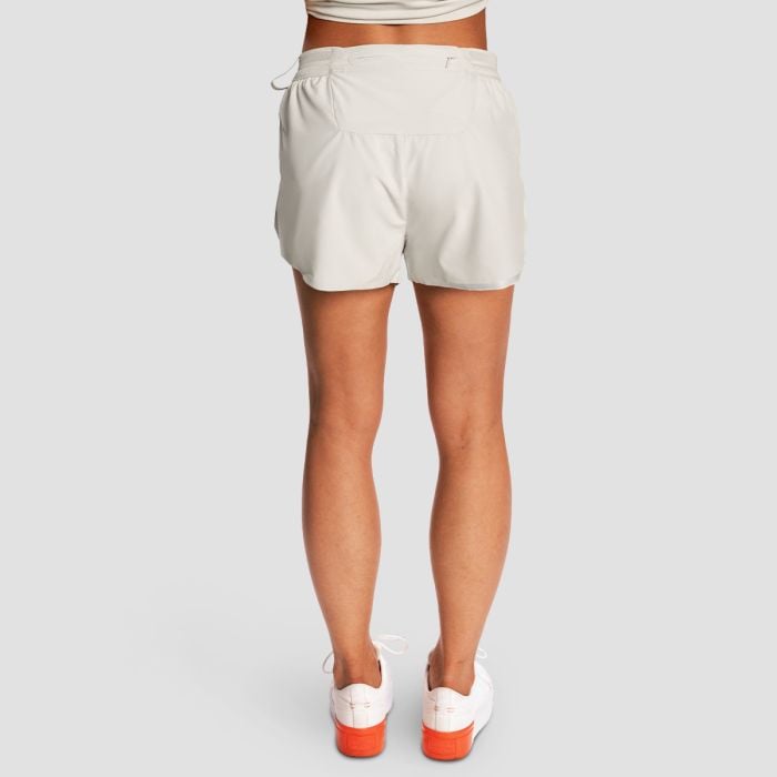 Дамски къси панталони за бягане Pulse X Gray- GymBeam S