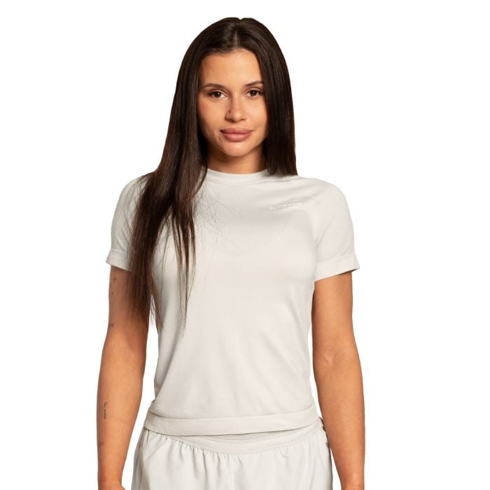 Дамска тениска за бягане Pulse X Gray - GymBeam S