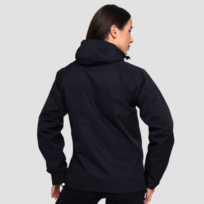Дамско яке за дъжд Smock Jacket Black - GymBeam S