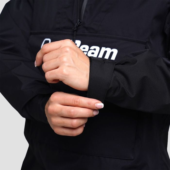 Дамско яке за дъжд Smock Jacket Black - GymBeam S