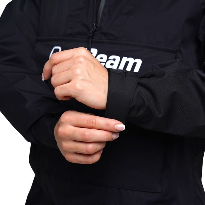 Дамско яке за дъжд Smock Jacket Black - GymBeam S