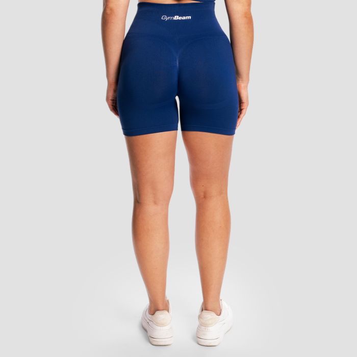 Дамски безшевни шорти Sculpt Navy - GymBeam M