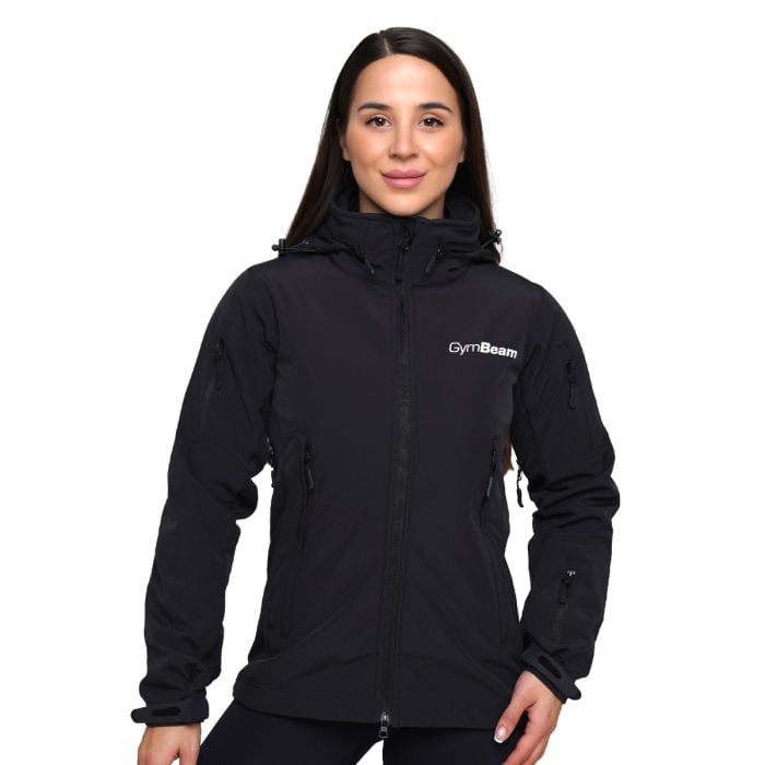 Дамско Softshell яке Black - GymBeam S
