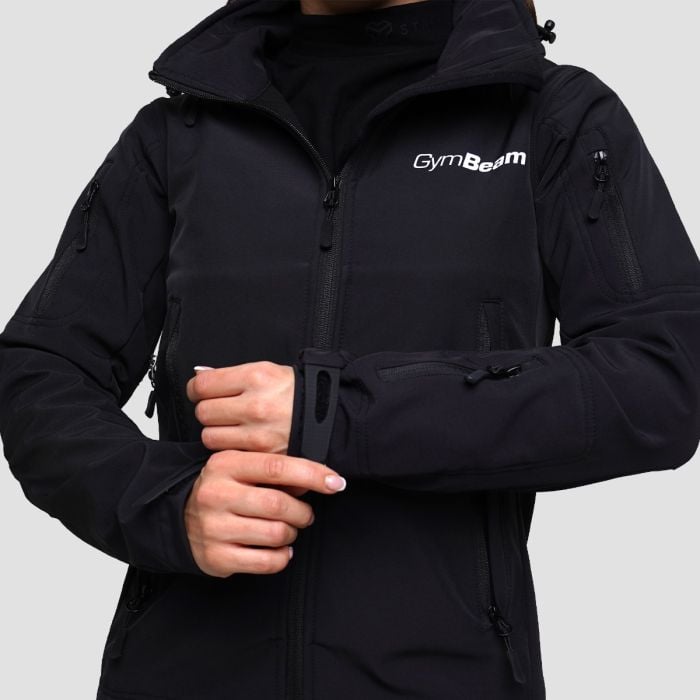 Дамско Softshell яке Black - GymBeam S