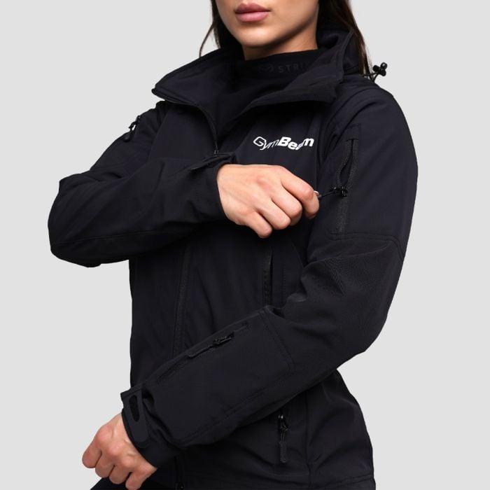 Дамско Softshell яке Black - GymBeam S
