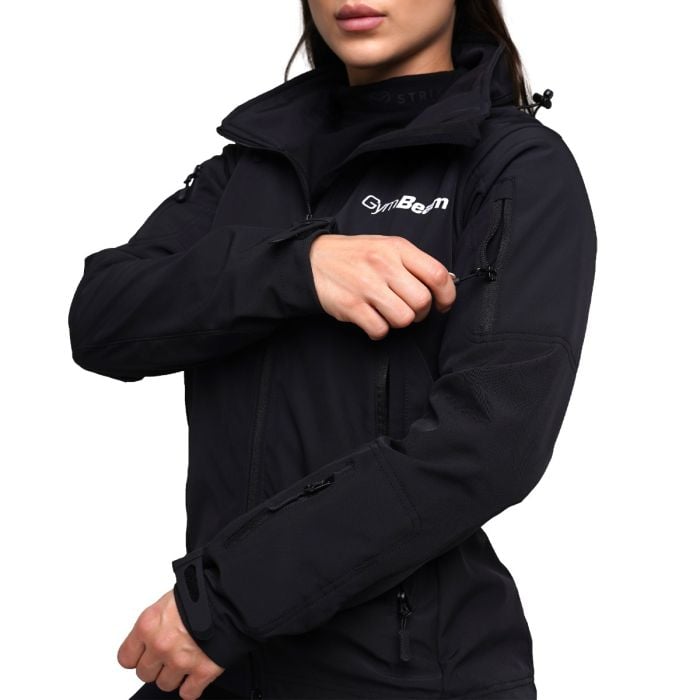 Дамско Softshell яке Black - GymBeam S