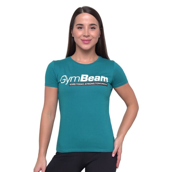 Дамска тениска Strong Tomorrow Blue - GymBeam M