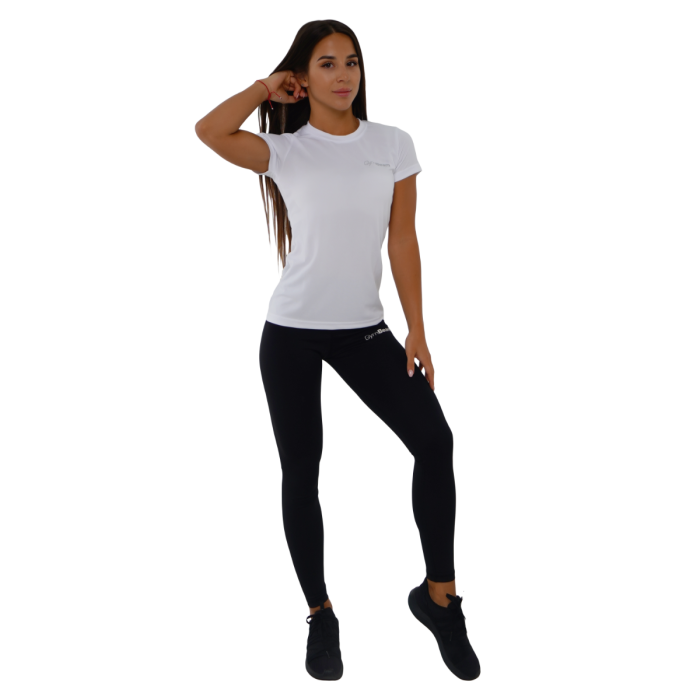 Дамска тениска TRN White – GymBeam XS - бяло 