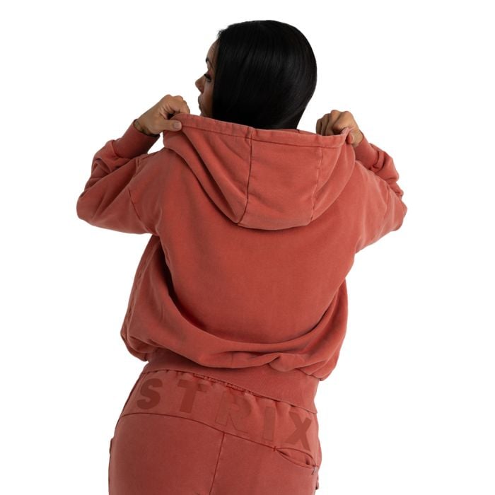 Дамски суичър с цип Washed Terra - STRIX M